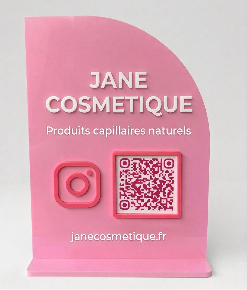 Plaquette QR CODE